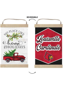 KH Sports Fan Louisville Cardinals Holiday Reversible Banner Sign
