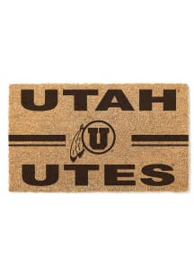 Utah Utes 18x30 Team Logo Door Mat