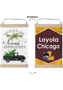 KH Sports Fan Loyola Ramblers Holiday Reversible Banner Sign