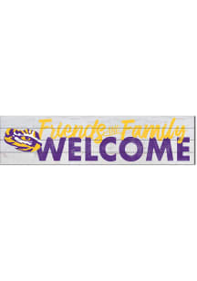 KH Sports Fan LSU Tigers 40x10 Welcome Sign