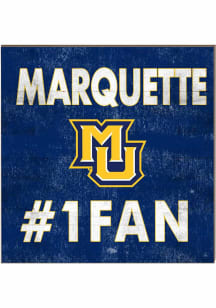 KH Sports Fan Marquette Golden Eagles 10x10 #1 Fan Sign