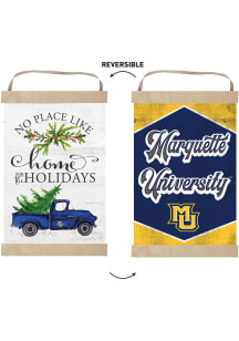 KH Sports Fan Marquette Golden Eagles Holiday Reversible Banner Sign