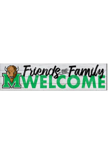 KH Sports Fan Marshall Thundering Herd 40x10 Welcome Sign