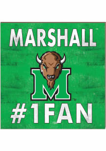 KH Sports Fan Marshall Thundering Herd 10x10 #1 Fan Sign