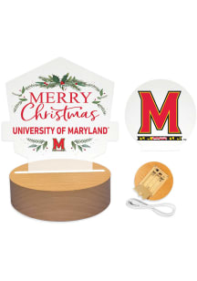 Red Maryland Terrapins Holiday Light Set Desk Accessory