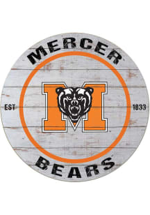 KH Sports Fan Mercer Bears 20x20 Weathered Circle Sign