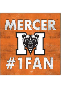 KH Sports Fan Mercer Bears 10x10 #1 Fan Sign