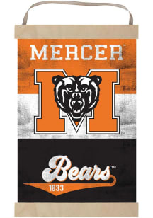 KH Sports Fan Mercer Bears Reversible Retro Banner Sign