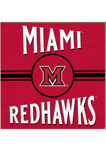 KH Sports Fan Miami RedHawks 10x10 Retro Sign