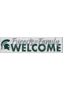 KH Sports Fan Michigan State Spartans 40x10 Welcome Sign