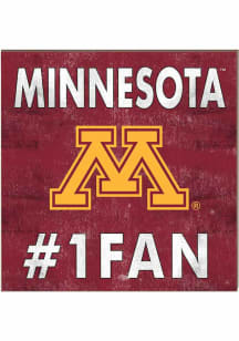 Maroon Minnesota Golden Gophers 10x10 #1 Fan Sign