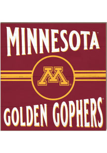 Maroon Minnesota Golden Gophers 10x10 Retro Sign