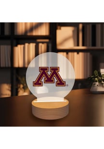Maroon Minnesota Golden Gophers Logo Light Desk Accessory