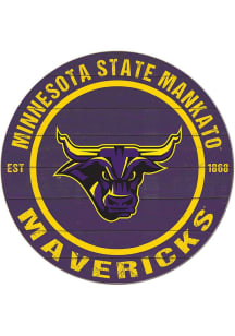 KH Sports Fan Minnesota State Mavericks 20x20 Colored Circle Sign