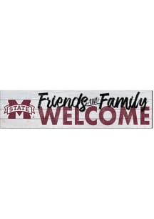 KH Sports Fan Mississippi State Bulldogs 40x10 Welcome Sign