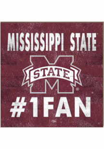 KH Sports Fan Mississippi State Bulldogs 10x10 #1 Fan Sign