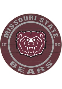KH Sports Fan Missouri State Bears 20x20 Colored Circle Sign