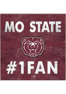KH Sports Fan Missouri State Bears 10x10 #1 Fan Sign