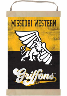 KH Sports Fan Missouri Western Griffons Reversible Retro Banner Sign