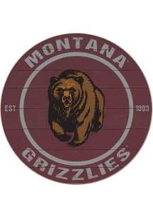 KH Sports Fan Montana Grizzlies 20x20 Colored Circle Sign