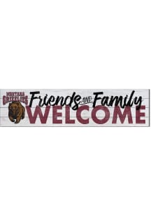 KH Sports Fan Montana Grizzlies 40x10 Welcome Sign