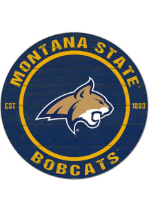 KH Sports Fan Montana State Bobcats 20x20 Colored Circle Sign