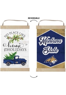 KH Sports Fan Montana State Bobcats Holiday Reversible Banner Sign