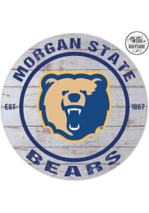 KH Sports Fan Morgan State Bears 20x20 In Out Weathered Circle Sign