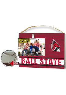 Ball State Cardinals Clip It Colored Logo Photo Picture Frame