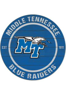 KH Sports Fan Middle Tennessee Blue Raiders 20x20 Colored Circle Sign