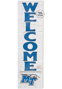 KH Sports Fan Middle Tennessee Blue Raiders 10x35 Welcome Sign