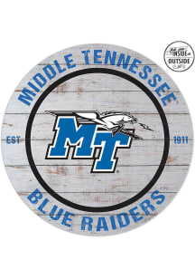 KH Sports Fan Middle Tennessee Blue Raiders 20x20 In Out Weathered Circle Sign