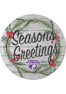 KH Sports Fan North Alabama Lions 20x20 Weathered Seasons Greetings Sign