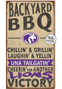 KH Sports Fan North Alabama Lions 11x20 Indoor Outdoor BBQ Sign