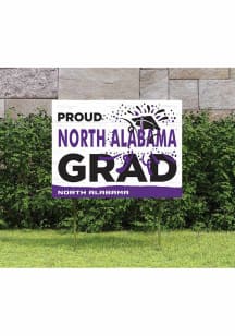 North Alabama Lions 18x24 Proud Grad Logo Yard Sign