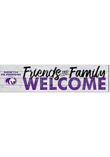 KH Sports Fan North Alabama Lions 40x10 Welcome Sign - Purple