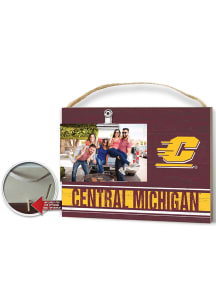 Central Michigan Chippewas Clip It Colored Logo Photo Picture Frame