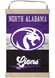 KH Sports Fan North Alabama Lions Reversible Retro Banner Sign