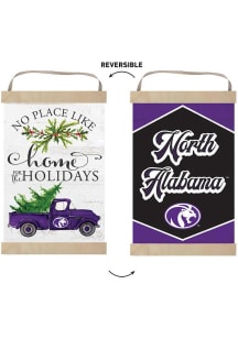 KH Sports Fan North Alabama Lions Holiday Reversible Banner Sign