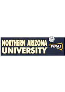 KH Sports Fan Northern Arizona Lumberjacks 35x10 Indoor Outdoor Colored Logo Sign - Blue