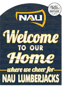 KH Sports Fan Northern Arizona Lumberjacks 16x22 Indoor Outdoor Marquee Sign - Blue