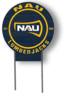 Northern Arizona Lumberjacks KH Sports Fan 20x20 Color Logo Circle Yard Sign - Blue