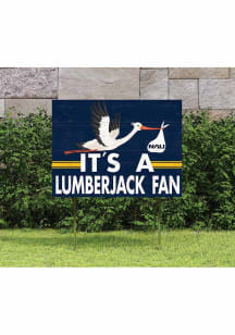 Northern Arizona Lumberjacks 18x24 Stork Yard Sign