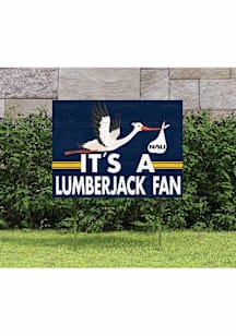Northern Arizona Lumberjacks KH Sports Fan 18x24 Stork Yard Sign - Blue