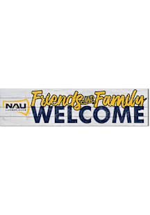 KH Sports Fan Northern Arizona Lumberjacks 40x10 Welcome Sign - Blue