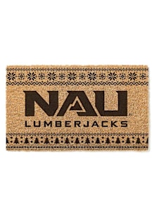 Northern Arizona Lumberjacks Holiday Logo Door Mat