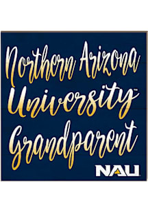 KH Sports Fan Northern Arizona Lumberjacks 10in x 10in Grandparents Sign - Blue