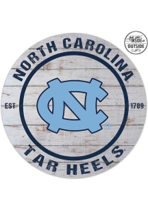 KH Sports Fan North Carolina Tar Heels 20x20 In Out Weathered Circle Sign
