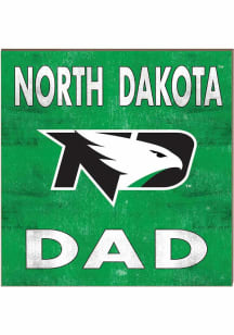 KH Sports Fan North Dakota Fighting Hawks 10x10 Dad Sign