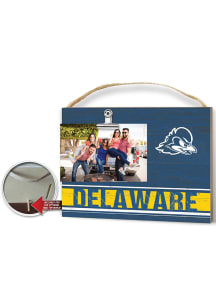 Delaware Fightin' Blue Hens Clip It Colored Logo Photo Picture Frame